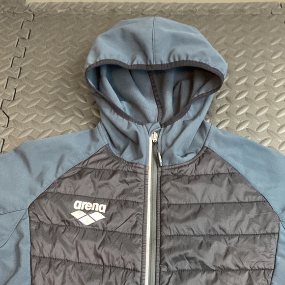 Arena Men’s Active Full Zip Insulated Hooded Quilted Jacket size S - Picture 3 of 8